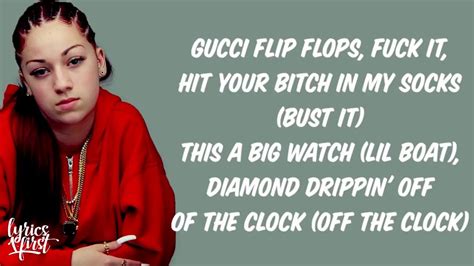 gucci flip flops bhad bhabie testo|gucci flip flops lyrics spanish.